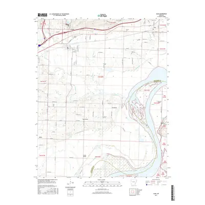 2017 Map of Alma, 2017 Print