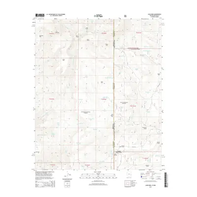 2014 Map of Alma Mesa, 2014 Print