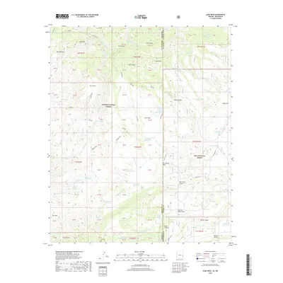 2018 Map of Alma Mesa, 2018 Print