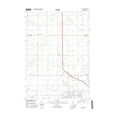 2017 Map of Alma North, 2017 Print