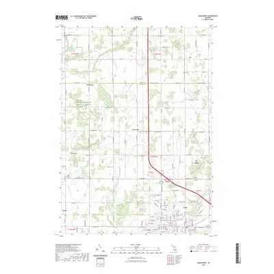 2023 Map of Alma North, 2023 Print