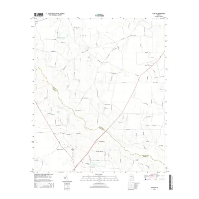 2014 Map of Alma NW, 2014 Print