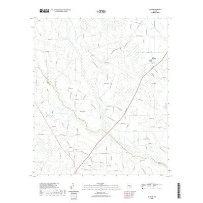 2020 Map of Alma NW, 2020 Print