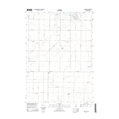 2014 Map of Alma South, 2014 Print