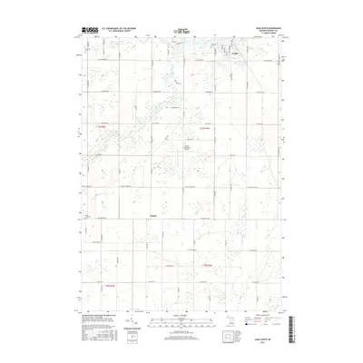 2017 Map of Alma South, 2017 Print