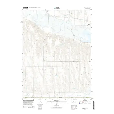 2014 Map of Alma SW, 2014 Print