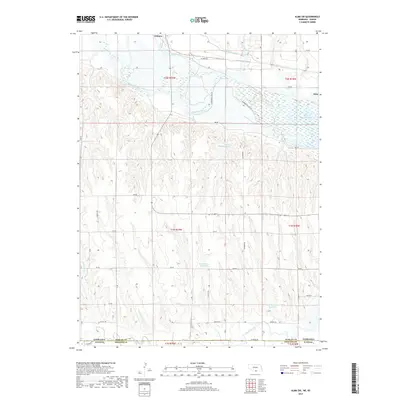 2017 Map of Alma SW, 2017 Print