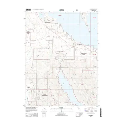 2015 Map of Almanor, 2015 Print