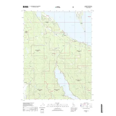 2018 Map of Almanor, 2018 Print