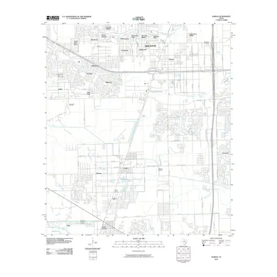 2010 Map of Almeda, 2010 Print