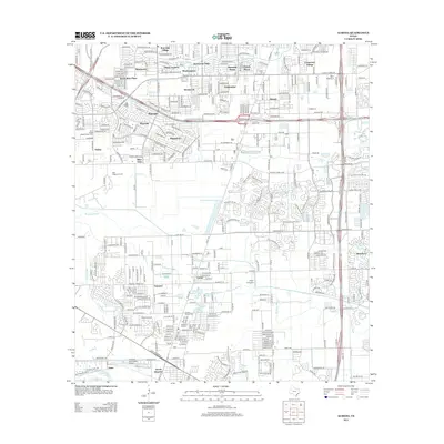 2013 Map of Almeda, 2013 Print