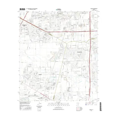2016 Map of Almeda, 2016 Print