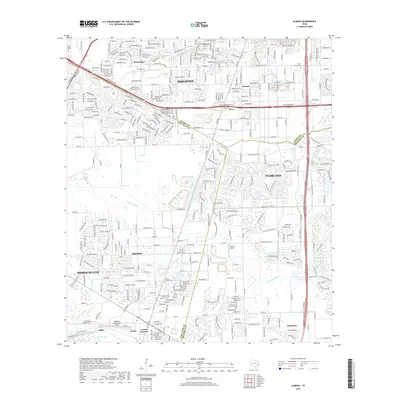 2019 Map of Almeda, 2019 Print