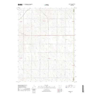 2018 Map of Almena SW, 2018 Print