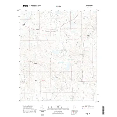 2018 Map of Almeria, 2018 Print
