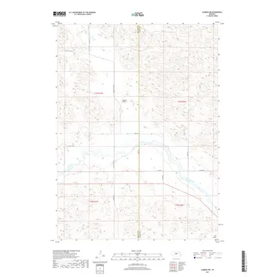 2017 Map of Almeria NW, 2017 Print
