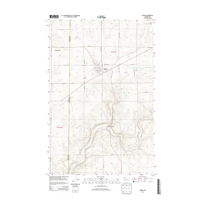 2013 Map of Almira, 2013 Print