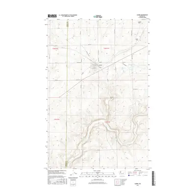 2017 Map of Almira, 2017 Print