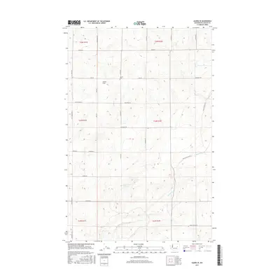 2017 Map of Almira SE, 2017 Print
