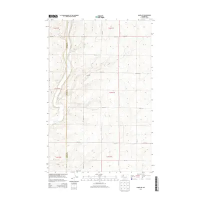 2013 Map of Almira SW, 2013 Print