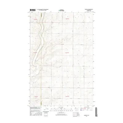 2017 Map of Almira SW, 2017 Print