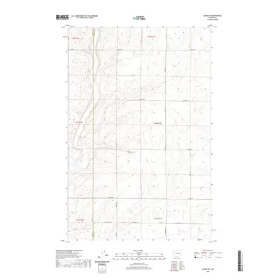 2020 Map of Almira SW, 2020 Print