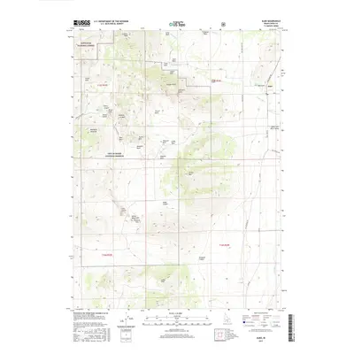 2017 Map of Almo, 2017 Print