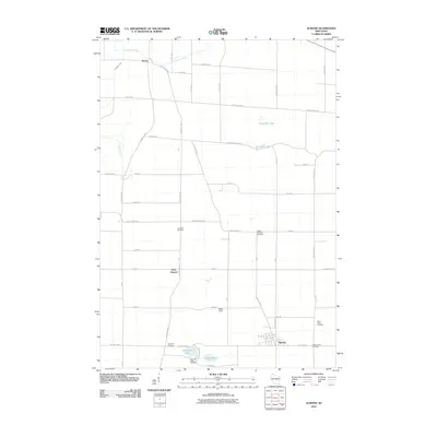 2010 Map of Almond, 2010 Print