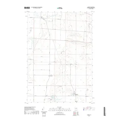 2018 Map of Almond, 2018 Print