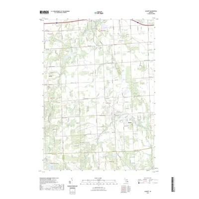 2023 Map of Almont, 2023 Print