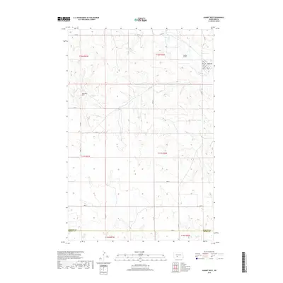 2018 Map of Almont West, 2018 Print
