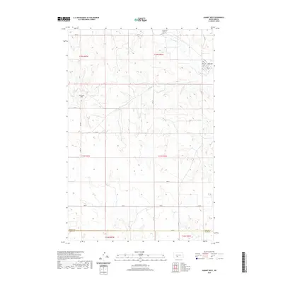 2020 Map of Almont West, 2020 Print