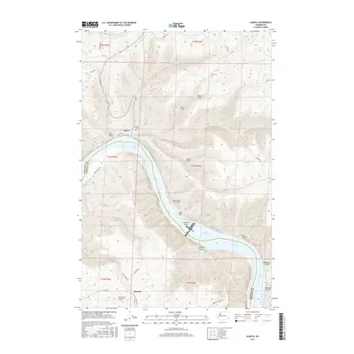 2017 Map of Almota, 2017 Print