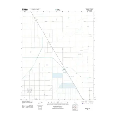 2012 Map of Alpaugh, 2012 Print