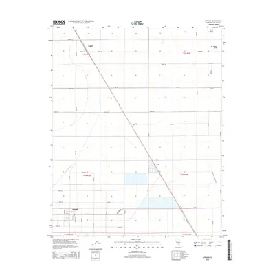 2015 Map of Alpaugh, 2015 Print