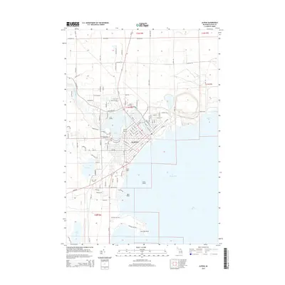 2014 Map of Alpena, 2014 Print