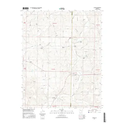 2017 Map of Alpena, 2017 Print
