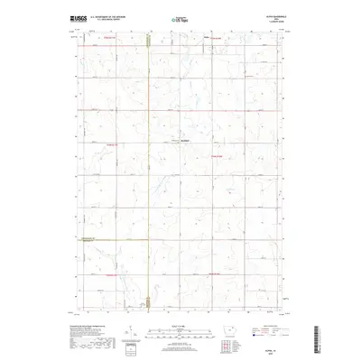 2018 Map of Alpha, 2018 Print