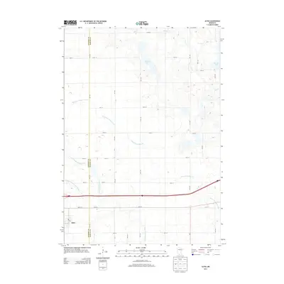 2013 Map of Alpha, 2013 Print