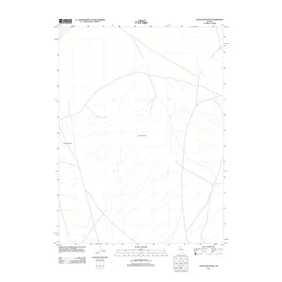 2011 Map of Alpha Mountain, 2011 Print