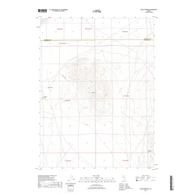 2018 Map of Alpha Mountain, 2018 Print