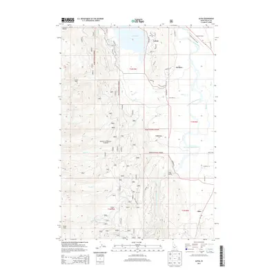 2013 Map of Alpha, 2013 Print
