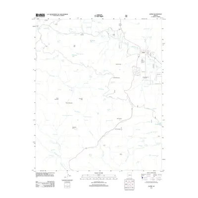 2011 Map of Alpine, 2011 Print