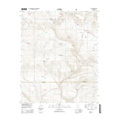 2014 Map of Alpine, 2014 Print