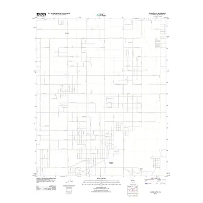 2012 Map of Alpine Butte, 2012 Print