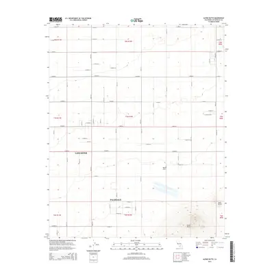2015 Map of Alpine Butte, 2015 Print