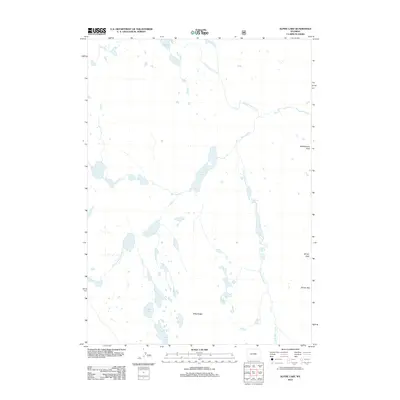 2012 Map of Alpine Lake, 2012 Print