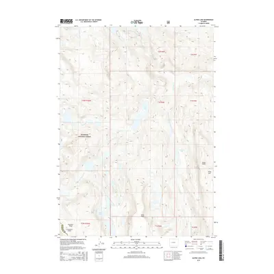 2015 Map of Alpine Lake, 2015 Print