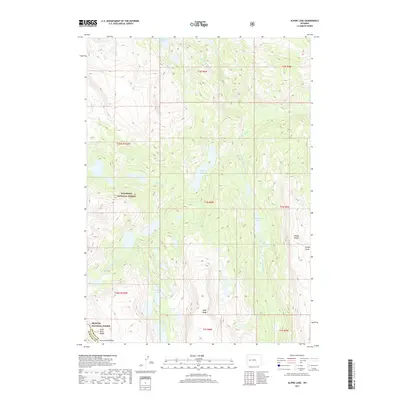2017 Map of Alpine Lake, 2017 Print