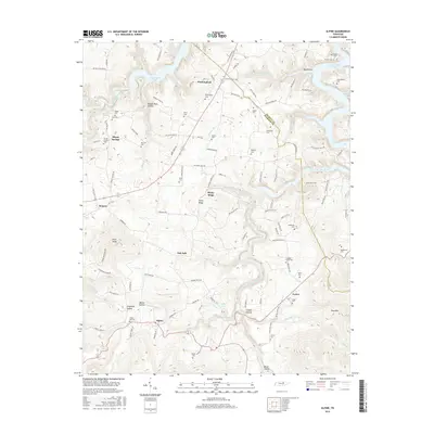 2016 Map of Alpine, 2016 Print